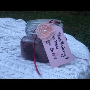 Black Raspberry Rose Pedal Sugar Scrub